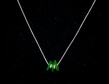 Simple Green Sea Glass Necklace
