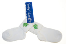 Baby Booties Embroidered with Sea Turtle