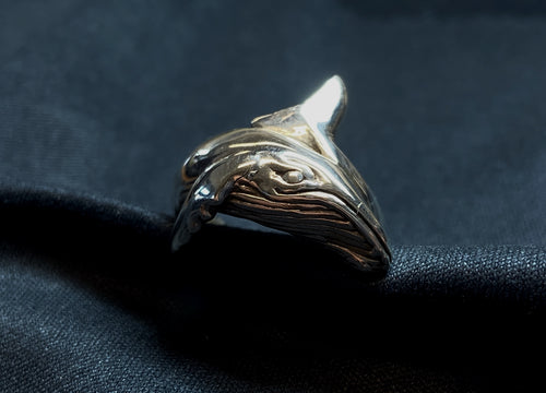 Large Humpback Whale Wrap Around Rings