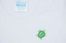 Baby Onesie Embroidered with Sea Turtle