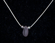 Violet Sea Glass Necklace