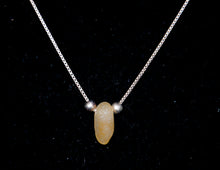Yellow Sea Glass Necklace