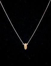 Yellow Sea Glass Necklace